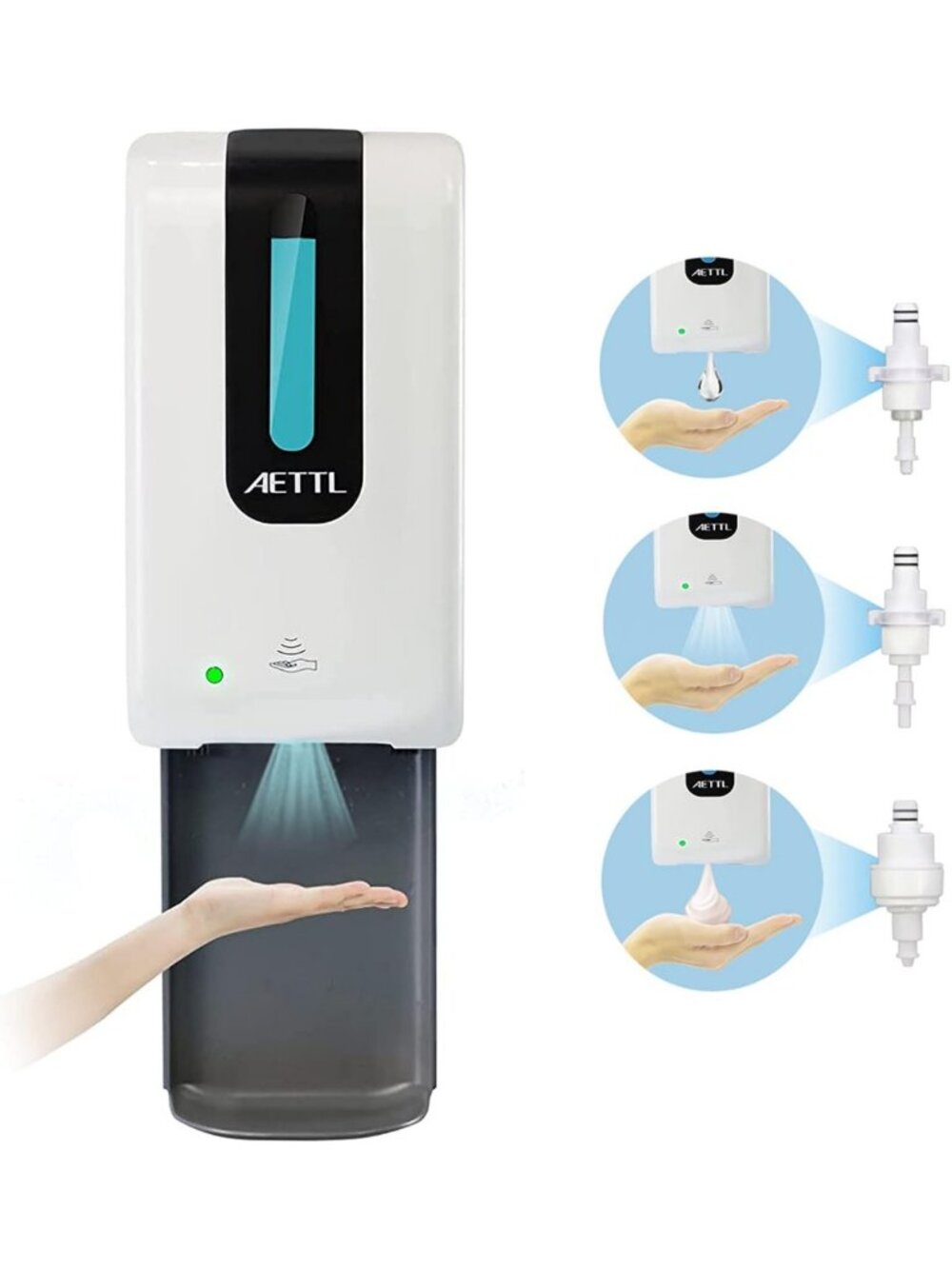 Touchless Automatic Foaming Hand Sanitizer Dispenser - Wall Mount, 40oz Motion
